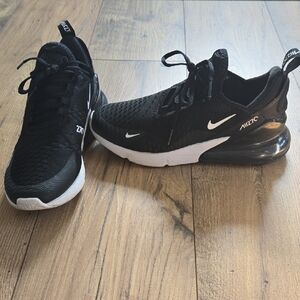 Nike Black and White Air Max 270 Sneakers